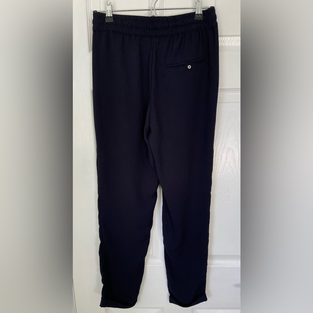 Zara Navy Blue Drawstring Trouser - Picture 3 of 5